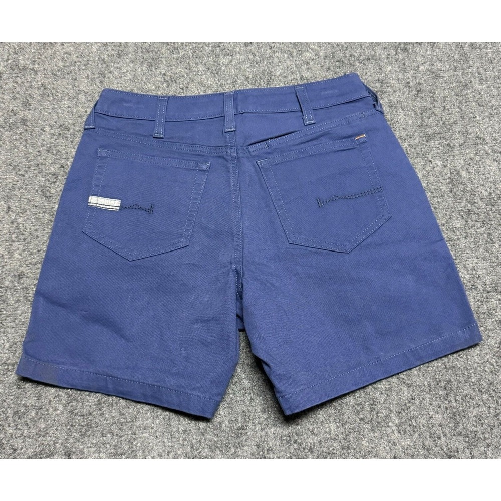 ARIAT Rebar Shorts Womens 26 Blue Perfect Rise Stretch Work Casual 6" NWOT